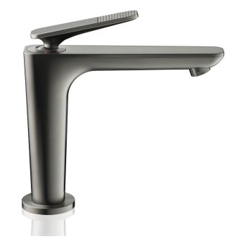 Baterie pentru lavoar Axor Citterio C, cu CoolStart, cubic, crom negru periat